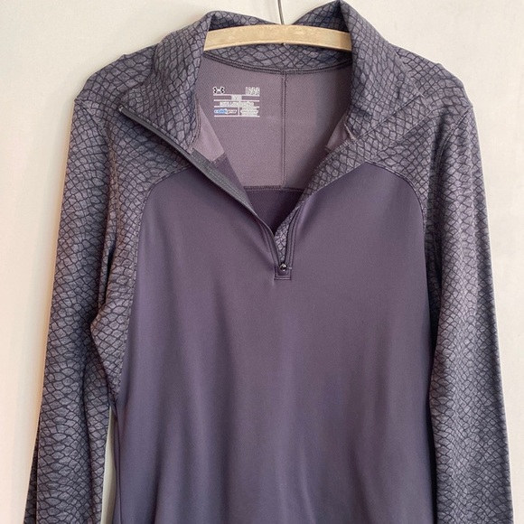 Under Armour Tops - Under Armour Cold Gear Fitted 1/4 Zip Snake Print